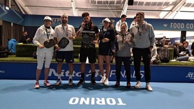 premiazione del torneo di doppio misto - livello avanzato ai Campionati di pickleball