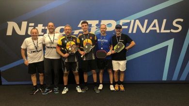 premiazione torneo di doppio maschile - livello intermedio ai Campionati di pickleball