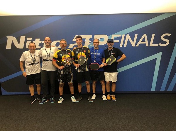 premiazione torneo di doppio maschile - livello intermedio ai Campionati di pickleball