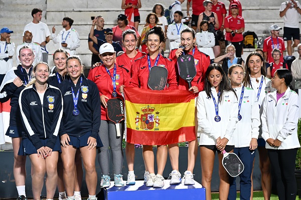 cerimonia premiazione doppio femminile open