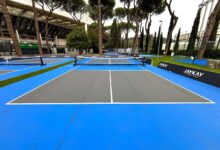 campi allestiti area Pickleball - Kid’s Village Foro Italico