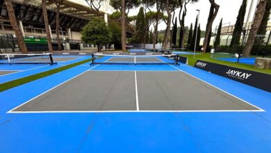 campi allestiti area Pickleball - Kid’s Village Foro Italico