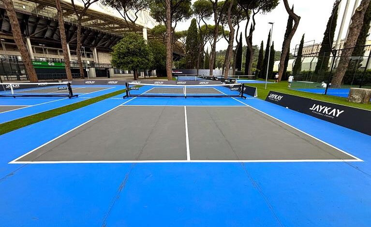 campi allestiti area Pickleball - Kid’s Village Foro Italico