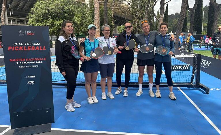 premiazione doppio femminile - Road to Roma' TPRA