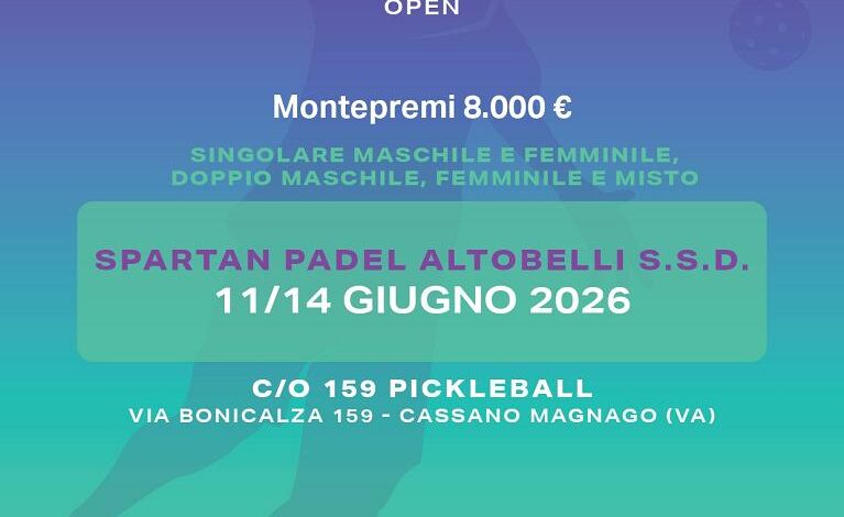 Campionati italiani Individuali di Pickleball