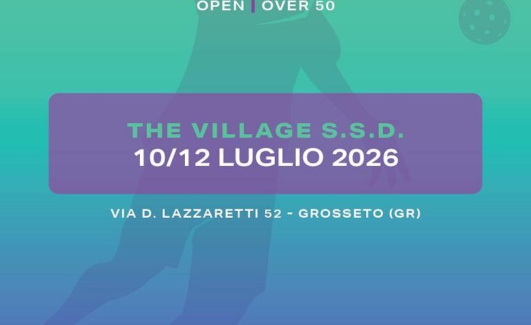 campionato a squadre Pickleball Open e Over 50